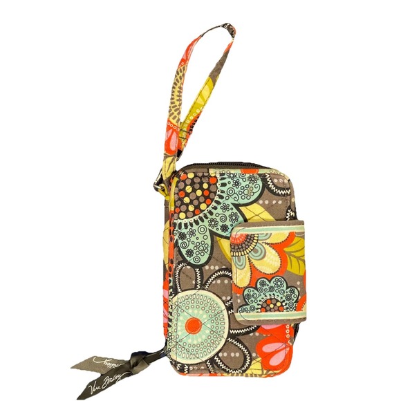 Vera Bradley Floral Multicolor Wristlet Wallet with ID Window & Card Slots - Picture 5 of 6